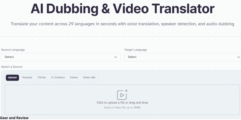 AI dubbing feature of ElevenLabs AI