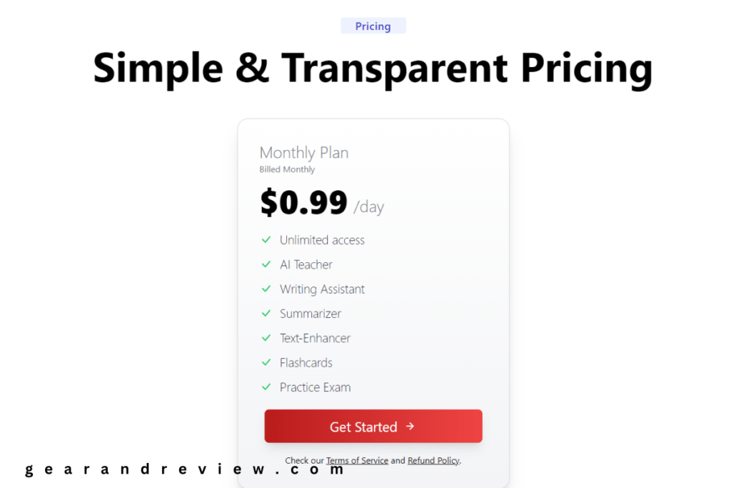 Priceplan of Kipper AI